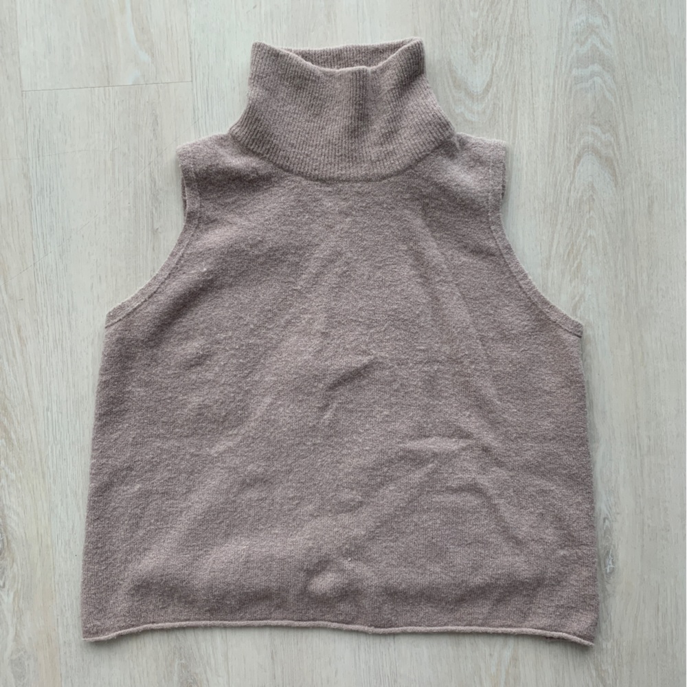 Michelle Mason Turtleneck Open Back Detail Sweater
